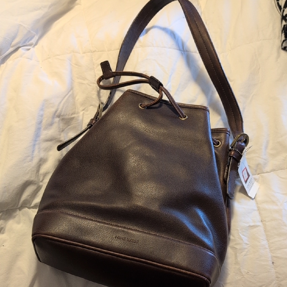 Nine West Dark Brown Shoulder Bag
